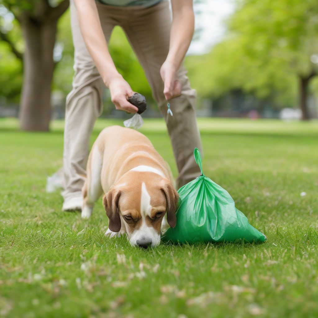 Biodegradable Poop Bags in Nature